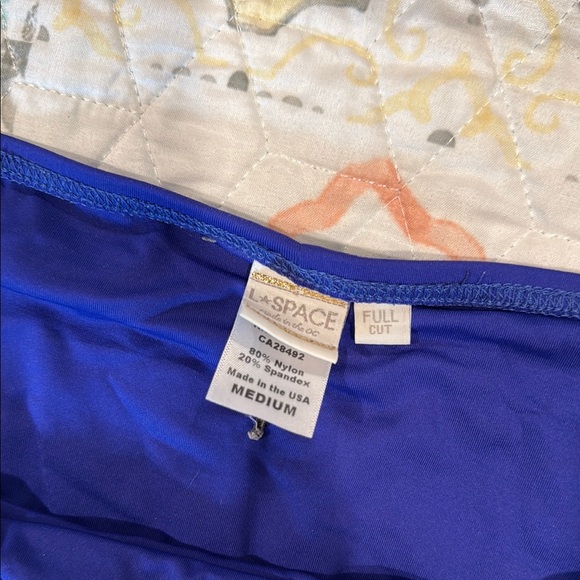 Blue Halter l space Bikini Set - Picture 2 of 3